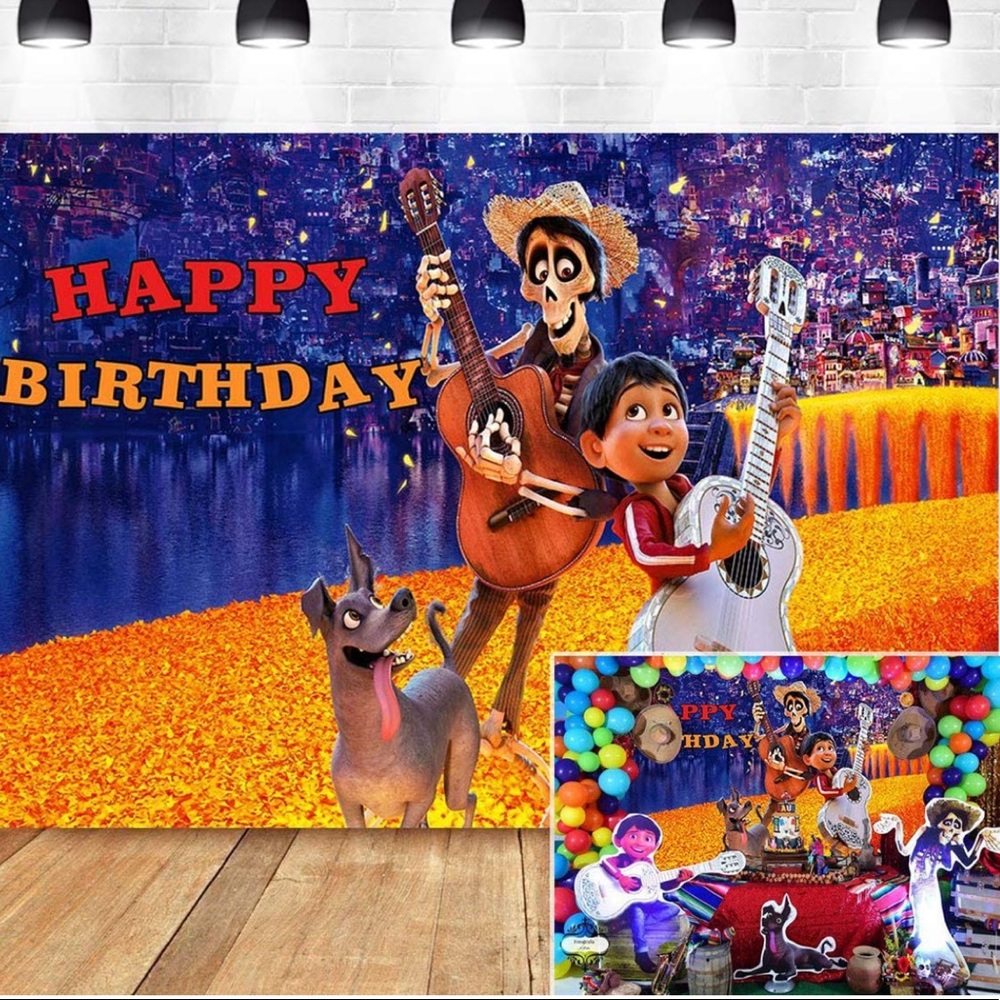Coco Birthday Backdrop
